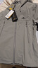 拓路者海獅2.0秋冬季25新品戶(hù)外防風(fēng)防水軟殼衣男款連帽外套徒步登山服 太空灰 M 曬單實(shí)拍圖