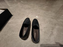 奧康（Aokang）豆豆鞋夏季男士休閑樂(lè )福皮鞋牛皮 懶人一腳蹬軟皮軟底駕車(chē)男鞋 曬單實(shí)拍圖