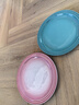 酷彩（Le Creuset）炻瓷19/23cm圓形碟 家用餐具水果盤(pán)甜品盤(pán)西餐盤(pán)沙拉盤(pán)餐盤(pán) 圓形碟加勒比藍 23cm 曬單實(shí)拍圖