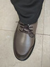 七匹狼官方男鞋頭層牛皮皮鞋男士休閑鞋商務(wù)職場(chǎng)正裝鞋子男 卡其 40 曬單實(shí)拍圖