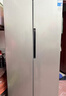 奧克斯對開(kāi)門(mén)冰箱風(fēng)冷無(wú)霜十字四門(mén)家用大容量一級能效節能省電嵌入式電冰箱 一級能效-426升級款I(lǐng)對開(kāi)雙門(mén)348L 曬單實(shí)拍圖