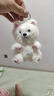 巫記軟fufu超軟薩摩耶毛絨掛飾公仔抱枕暖心治愈陪伴禮物女友閨蜜禮物 白色薩摩耶 曬單實(shí)拍圖