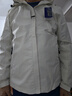 羅蒙三合一沖鋒外套男士春秋季休閑加絨夾克男工裝戶(hù)外登山服衣服男裝 6266象牙白 XL 約120-140斤 曬單實(shí)拍圖