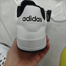 adidas ENTRAP美式校園風(fēng)運動(dòng)少年感復古籃球風(fēng)板鞋男女阿迪達斯   白色/黑色   42 曬單實(shí)拍圖