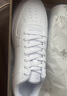 特步情侶男女板鞋小白鞋空軍一號春夏透氣耐磨百搭運動(dòng)板鞋休閑鞋 曬單實(shí)拍圖