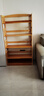 樂(lè )系（LEXI）實(shí)木書(shū)架置物架落地一體靠墻書(shū)柜客廳多層收納架 全實(shí)木5層-80cm-原木色-送收納筐 曬單實(shí)拍圖