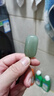 印象眸 和田玉吊墜平安無(wú)事牌男女款晴水綠玉墜 曬單實(shí)拍圖