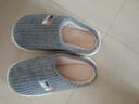 回力棉拖鞋男士冬季新款厚底踩屎感居家保暖毛絨棉拖男0806 灰色42-43 曬單實(shí)拍圖