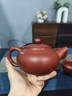 宜興紫砂茶壺大容量單壺大號泡茶壺球孔功夫茶具套裝家用西施壺 大紅袍-發(fā)財壺 400ml 曬單實(shí)拍圖