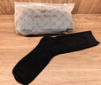 棉十三襪子男士新疆棉10A抗菌防臭春秋季黑色純色小腿襪高筒商務(wù)長(cháng)襪5雙 曬單實(shí)拍圖