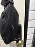 袋鼠男式斜挎包新款時(shí)尚運動(dòng)包休閑胸包單肩包騎行背包男款簡(jiǎn)約機車(chē)包 黑色 曬單實(shí)拍圖