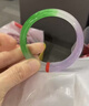 慕僑西“化蝶舞”緬甸翡翠玉手鐲子女款手飾品春彩多色真玉石正圈(處理) “化蝶舞”【高冰升級款】 特殊圈口請聯(lián)系客服 曬單實(shí)拍圖