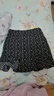 betu百圖女裝高腰顯瘦碎花雪紡半身裙小魚(yú)尾a字短裙裙子女2202T48 黑色 L 曬單實(shí)拍圖