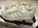 adidas「面包鞋」GRAND COURT BASE 00s板鞋男女阿迪達斯輕運動(dòng)   淺熒光綠/乳白色/樹(shù)脂黃   42.5 曬單實(shí)拍圖