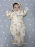 威爾貝魯（WELLBER）新生兒防驚跳睡袋嬰兒0-6個(gè)月包裹式包巾投降式四季包單 小天使L 曬單實(shí)拍圖