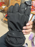 安踏（ANTA）保暖手套冬季男騎行手套滑雪防寒風(fēng)超厚觸屏防水電動(dòng)車(chē)登山 黑色M 曬單實(shí)拍圖