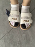 斐樂(lè )（FILA）官方女鞋運動(dòng)拖鞋斐樂(lè )漂流船2休閑沙灘鞋子涼拖 奶白-GD 38.5 曬單實(shí)拍圖