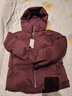 優(yōu)衣庫女裝無(wú)縫羽絨連帽外套/外套夾克478577 18 暗紅色 L 曬單實(shí)拍圖