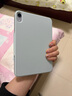 PITAKA適用蘋(píng)果iPad mini7/6保護套2024款橫豎兩用磁吸雙面夾支架殼帶筆槽超輕薄防彎pu保護殼藍色  曬單實(shí)拍圖
