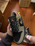 Jordan男休閑鞋喬丹AJ1 AIR JORDAN1摩卡小倒鉤運動(dòng)鞋IB7109-005黑棕41 曬單實(shí)拍圖