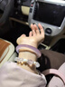 梵玥妮紫色天然瑪瑙手鐲女款時(shí)尚玉鐲高冰玉髓鐲子送女朋友老婆生日禮物 62-63圈口【一物一證】 曬單實(shí)拍圖