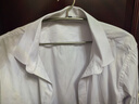 南極人襯衫男 純色長(cháng)袖商務(wù)襯衫男士棉質(zhì)舒適襯衣外套修身白襯衫男3XL 曬單實(shí)拍圖