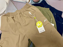 嘟嘟家寶寶戶(hù)外工裝褲春季兒童褲子男童梭織褲女童春款休閑褲 卡其色100 曬單實(shí)拍圖