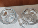青蘋(píng)果泡茶杯帶蓋 無(wú)鉛玻璃把手水杯玻璃杯商務(wù)會(huì )議家用350ML兩只裝 曬單實(shí)拍圖