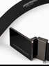EMPORIO ARMANI/阿瑪尼官方旗艦【禮物】新款男士商務(wù)通勤板扣腰帶寬3.5CM春夏 84372-黑色-板扣 曬單實(shí)拍圖