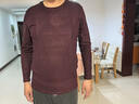 小護士?jì)纫鹿俜降?保暖打底衫男上衣生熱炭秋衣打底衫保暖內衣雙面磨毛 凝紫 2XL 180/110 曬單實(shí)拍圖