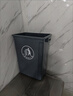 宜之選無(wú)蓋垃圾桶商用大號餐飲廚房60L灰色大容量塑料桶 曬單實(shí)拍圖