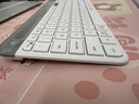 羅技（Logitech）K580無(wú)線(xiàn)藍牙超薄靜音鍵盤(pán)辦公鍵盤(pán)筆記本電腦手機Mac平板ipad鍵盤(pán)雙模外接鍵盤(pán)薄膜便攜家用101鍵 鍵鼠套裝-芍藥白【K580+Pebble】 曬單實(shí)拍圖