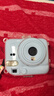富士（FUJIFILM）instax  mini12 一次成像 立拍立得相機 mini12 繡球藍 套餐四（官方標配+水晶殼+肩帶+白邊相紙10張） 曬單實(shí)拍圖