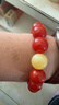 智初原礦南紅手串男蜜蠟配飾保真滿(mǎn)肉柿子紅瑪瑙手鏈女本命年轉運禮物 原礦南紅14mm（蜜蠟款） 曬單實(shí)拍圖