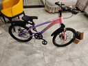 鳳凰官方旗艦店兒童自行車(chē)男女變速青少年學(xué)生山地車(chē)碟剎賽車(chē) 星際 粉紫【單速】輻條輪 20寸【適合125-160cm】 曬單實(shí)拍圖