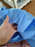 優(yōu)衣庫女裝全棉襯衫/長(cháng)袖襯衣休閑通勤外套26春夏新款482828 63 天藍色 S 曬單實(shí)拍圖