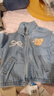 巴拉巴拉【商場(chǎng)同款】寶寶牛仔外套女童上衣蕾絲甜美秋裝 牛仔中藍88201 100 曬單實(shí)拍圖