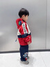 G.duck奧特曼衣服男童套裝春秋2026新款兒童套裝防風(fēng)連帽沖鋒衣兩件套 紅色 100 (建議身高90cm 3-4歲)cm 曬單實(shí)拍圖