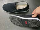 颯望正宗老北京布鞋男款高端輕奢2026新款千層底減震透氣一腳蹬防滑 黑底 44 曬單實(shí)拍圖