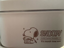 史努比（SNOOPY）保溫飯盒316不銹鋼上班族微波爐保溫桶學(xué)生便當餐盒二層 配保溫袋 曬單實(shí)拍圖