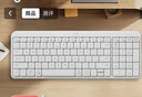 羅技（Logitech）MK251無(wú)線(xiàn)藍牙鍵盤(pán)鼠標套裝 辦公商務(wù)筆記本電腦 數字鍵盤(pán)99鍵白色鍵鼠套裝（K251鍵盤(pán)+M196鼠標） 曬單實(shí)拍圖
