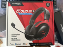極度未知（HYPERX）Clould III S Wireless 颶風(fēng)3加強版無(wú)線(xiàn)藍牙游戲耳機 颶風(fēng)3S黑紅 頭戴式電競耳機 適配三角洲行動(dòng) 曬單實(shí)拍圖