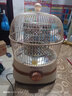 萬(wàn)寶（Wanbao）烤火爐取暖器烤火器家用鳥(niǎo)籠式取暖器小太陽(yáng)家用小型節能速熱電暖器桌下 檔位調溫【碳晶盤(pán)+奶油色】 曬單實(shí)拍圖