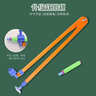 博教（BOJIAO）磁吸式大號三角尺套裝老師教學(xué)用具塑料大三角尺量角器圓規數學(xué)教具 圓規 曬單實(shí)拍圖