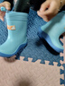 361°兒童雨鞋防水防滑立體男童女童四季雨靴束口卡通鞋 淺藍色 29  曬單實(shí)拍圖