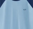 HOLLISTER經(jīng)典小海鷗圖案25夏情侶重磅棉質(zhì)T恤男女裝324-5461 海軍藍撞色 XL (180/116A) 曬單實(shí)拍圖