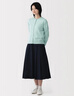 MUJI 女式  防紫外線(xiàn)強捻圓領(lǐng)開(kāi)衫女裝上衣外套女款春季新品 BA1PXA6S 淺綠色 S (155/80A) 曬單實(shí)拍圖