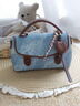 迪士尼（Disney）女包正品包包女款輕奢小眾新款斜跨包生日禮物女生女士女朋友閨蜜 米奇牛仔包-寶藍色【禮盒裝】 曬單實(shí)拍圖