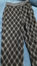 三彩2025冬季新款加絨格紋休閑褲高腰寬松直筒褲長(cháng)褲簡(jiǎn)約復古M 黑色格紋 S 155/64A 155/64A 曬單實(shí)拍圖
