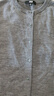 優(yōu)衣庫女裝精紡美利奴羊毛圓領(lǐng)針織開(kāi)衫/長(cháng)袖通勤478331 05 天灰色 XL 曬單實(shí)拍圖